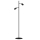 Staande Lamp JOKER 2xGU10/25W/230V zwart/glanzend chroom