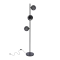 Staande Lamp KAMA 3xG9/28W/230V zwart/gerookt zwart