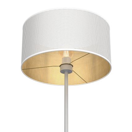 Staande lamp LOFT SHADE 1xE27/60W/230V wit/gouden