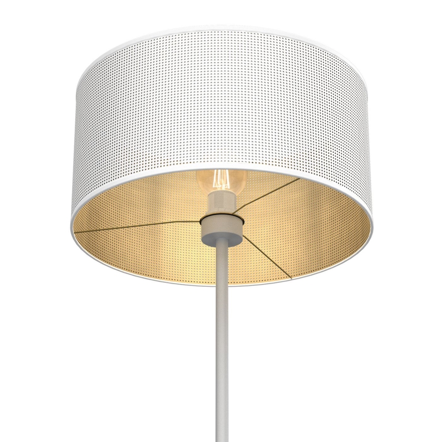 Staande lamp LOFT SHADE 1xE27/60W/230V wit/gouden