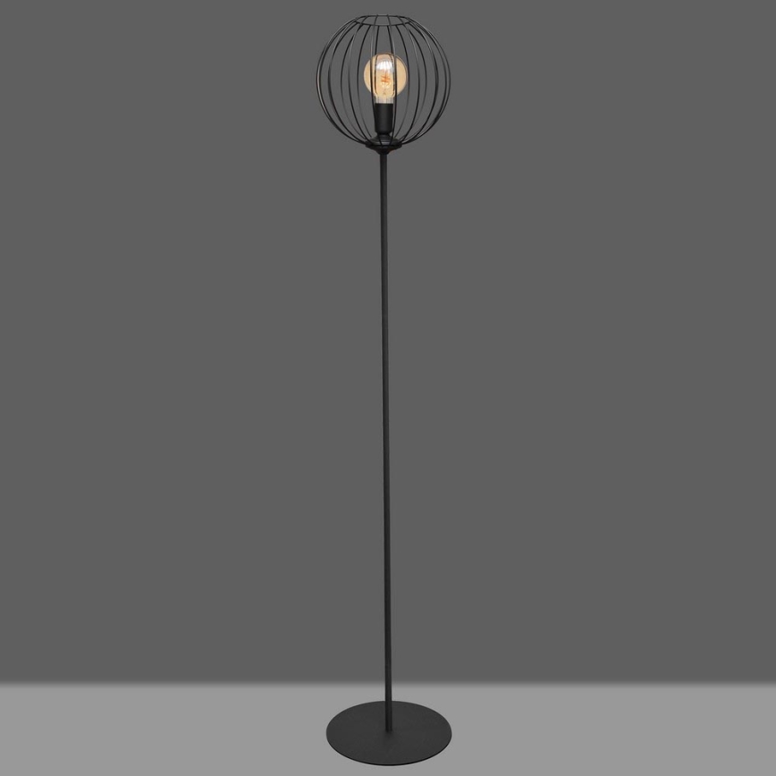 Staande lamp MERCURE 1xE27/15W/230V zwart