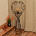 Staande lamp MERCURE 1xE27/15W/230V zwart