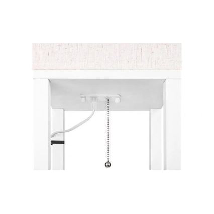 Staande lamp met planken 1xE27/60W/230V wit