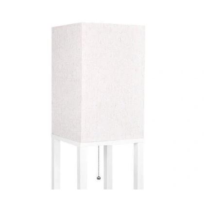 Staande lamp met planken 1xE27/60W/230V wit