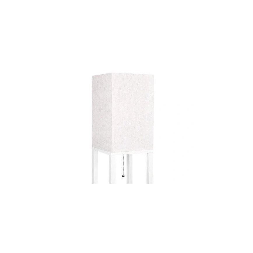 Staande lamp met planken 1xE27/60W/230V wit