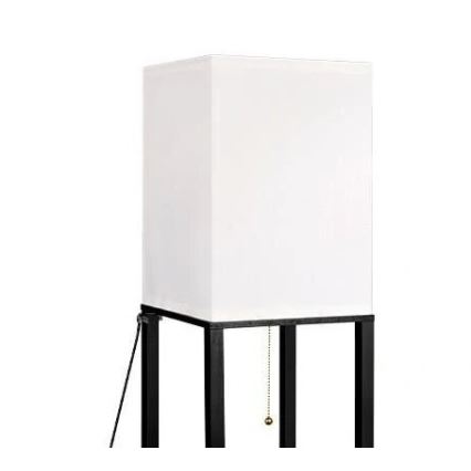 Staande lamp met planken 1xE27/60W/230V zwart/wit