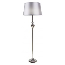 Staande lamp PRIMA 1xE27/60W/230V zilver/glanzend chroom