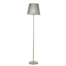 Staande lamp SEGIN 1xE27/60W/230V grijs/glanzend chroom 