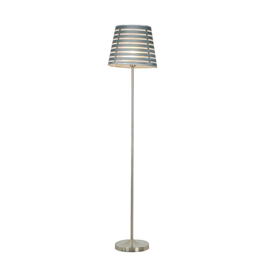 Staande lamp SEGIN 1xE27/60W/230V grijs/glanzend chroom 