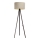 Staande Lamp STANDART 1xE27/60W/230V beige/bruin