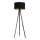 Staande Lamp STANDART 1xE27/60W/230V zwart/bruin