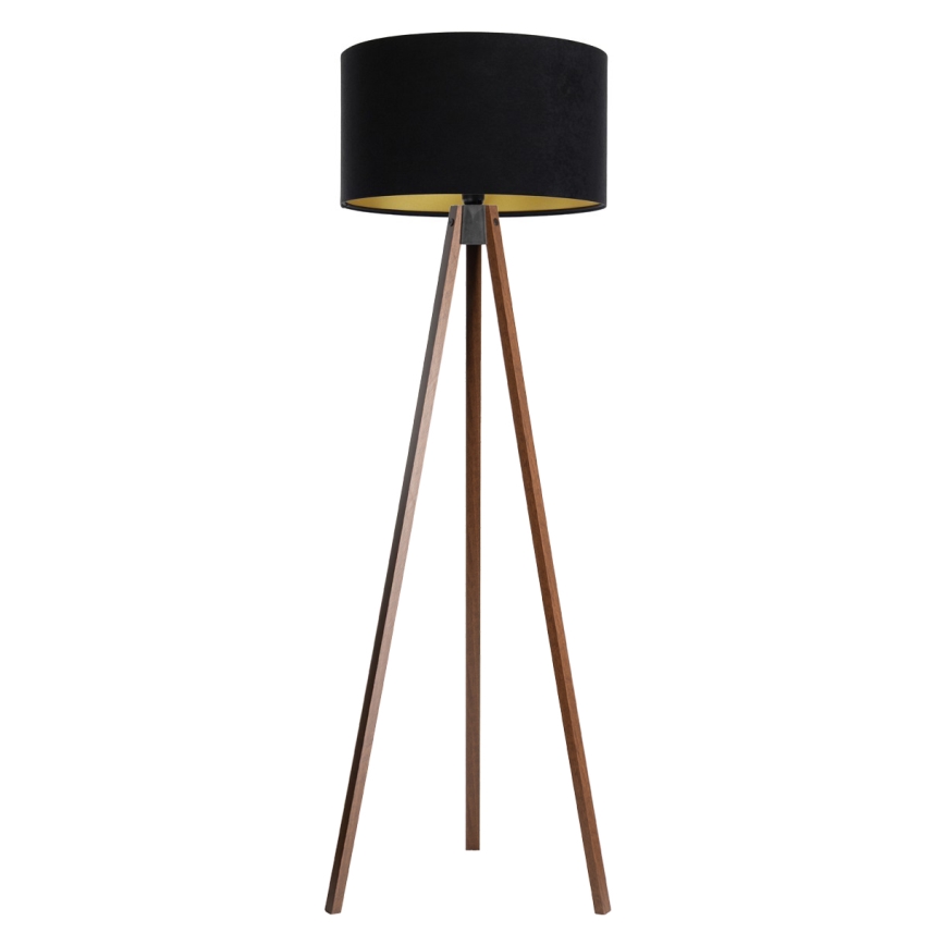 Staande lamp STANDART 1xE27/60W/230V zwart/wenge