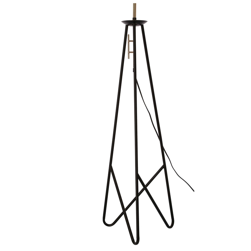 Staande lamp TAFLO 1xE27/60W/230V wit/zwart/gouden