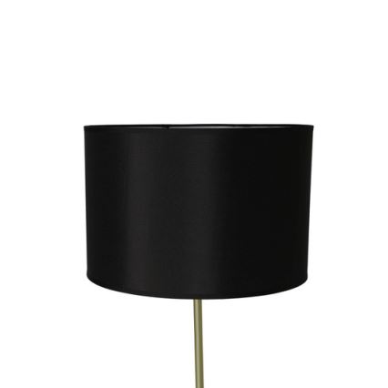 Staande lamp TEGOLA 1xE27/60W/230V zwart/gouden