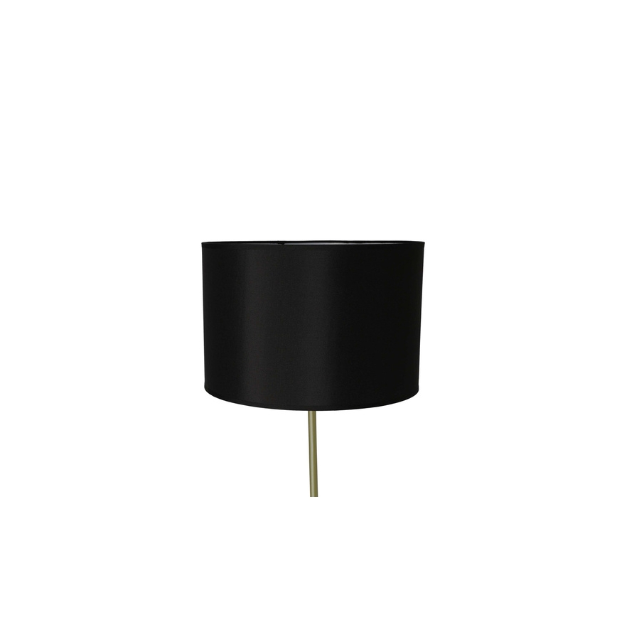 Staande lamp TEGOLA 1xE27/60W/230V zwart/gouden
