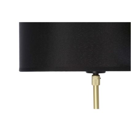 Staande lamp TEGOLA 1xE27/60W/230V zwart/gouden