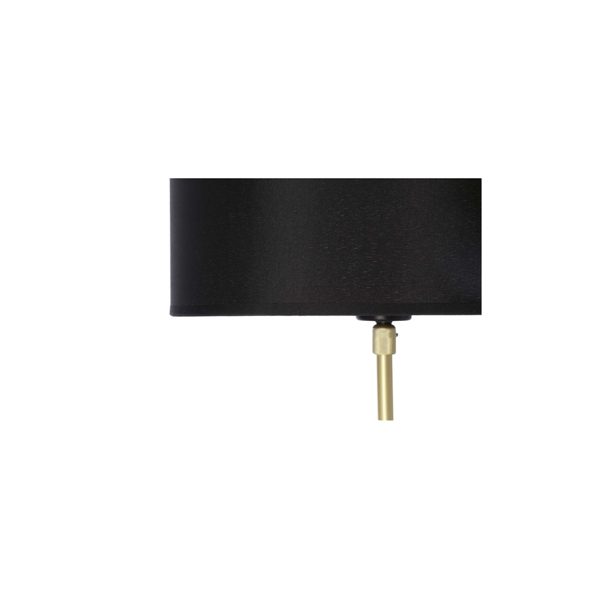 Staande lamp TEGOLA 1xE27/60W/230V zwart/gouden