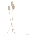 Staande lamp TREFOT 3xE14/15W/230V beige