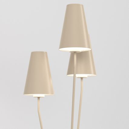 Staande lamp TREFOT 3xE14/15W/230V beige