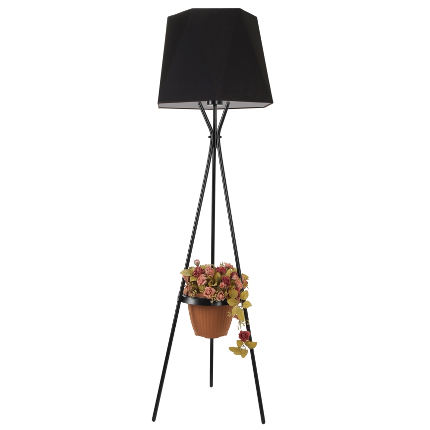 Staande Lamp VENEDIK 1xE27/60W/230V zwart