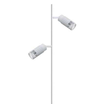 Staande Lamp VERTICAL 2xGU10/8W/230V wit