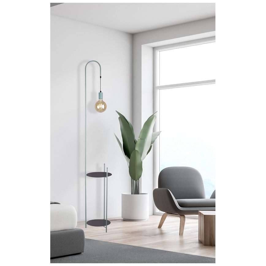 Staande Lamp WALK 1xE27/40W/230V turquoise