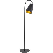 Staande Lamp WIRE 1xE27/15W/230V zwart/goud