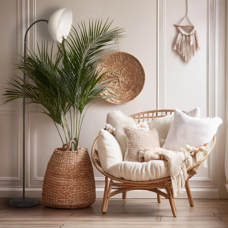 Staande lamp ZACK 1xE27/15W/230V zwart