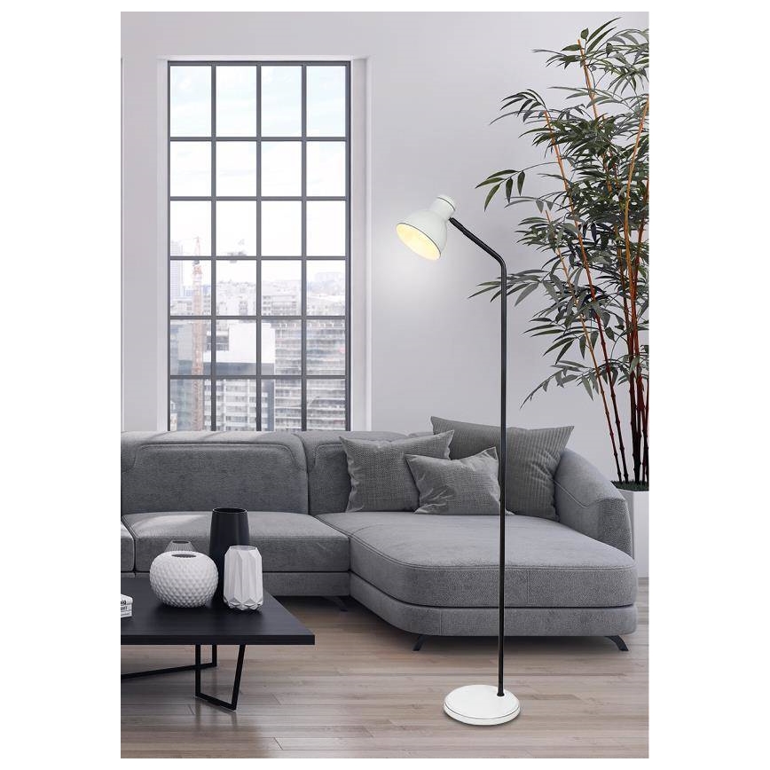 Staande lamp ZUMBA 1xE27/40W/230V wit/zwart