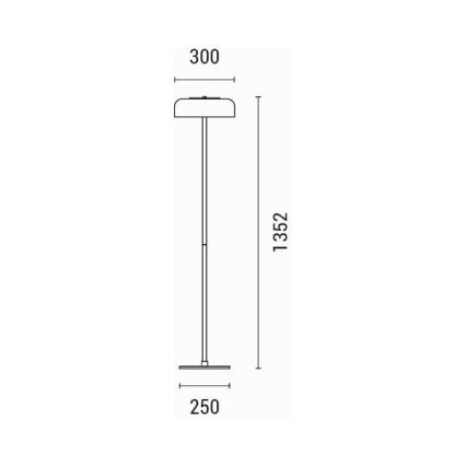 Staande LED Lamp LED/8W/230V 3000K