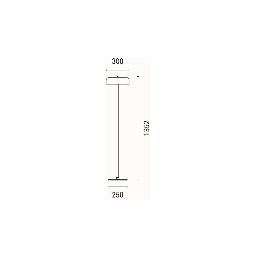 Staande LED Lamp LED/8W/230V 3000K