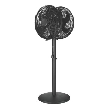 Staande ventilator 120W/230V 108 cm zwart + afstandsbediening