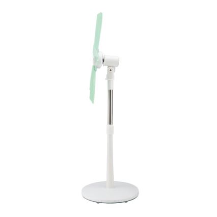 Staande ventilator 15W/230V 100 cm wit/groen