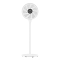 Staande ventilator 25 W/230 V, Ø 40 cm, wit + afstandsbediening