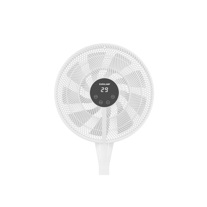 Staande ventilator 25 W/230 V, Ø 40 cm, wit + afstandsbediening