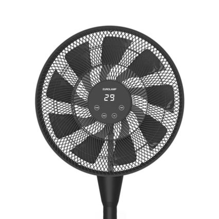 Staande ventilator 25 W/230 V Ø 40 cm zwart + afstandsbediening