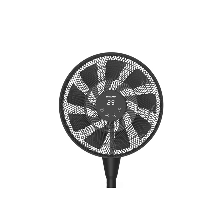 Staande ventilator 25 W/230 V Ø 40 cm zwart + afstandsbediening