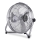 Staande Ventilator 50W/230V d. 30 cm glanzend chroom