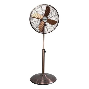 Staande ventilator 60 W/230 V Ø 40 cm koperkleurig
