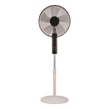 Staande ventilator 60 W/230 V Ø 40 cm wit/zwart
