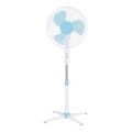 Staande ventilator 60W/230V 125 cm wit/blauw