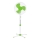 Staande ventilator 60W/230V 125 cm wit/groen