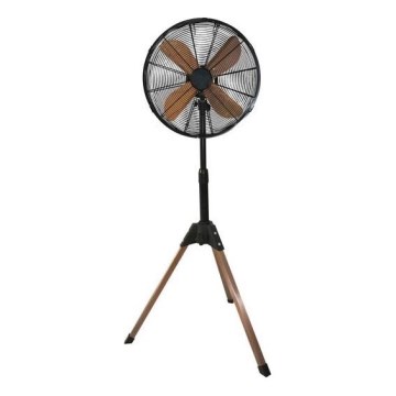 Staande ventilator 60W/230V 133 cm zwart/koper + afstandsbediening