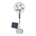 Staande ventilator op zonne-energie 15W/4V/230V Ø 45 cm wit