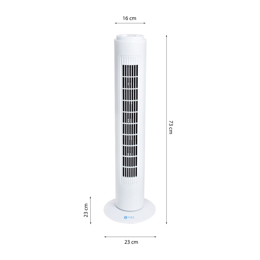 Staande ventilator TOWER 50W/230V wit