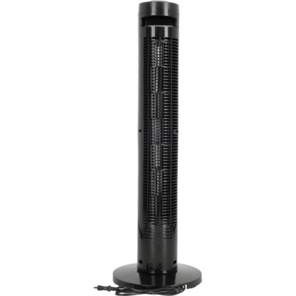 Staande ventilator VENLO 45W/230V 81 cm zwart