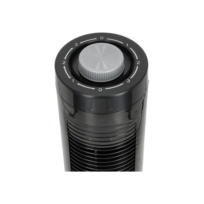 Staande ventilator VENLO 45W/230V 81 cm zwart