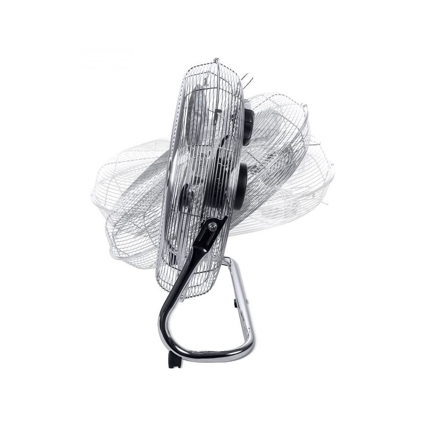 Staande Ventilator VIENTO 100W/230V glanzend chroom
