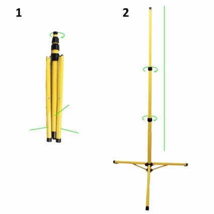 Standaard voor schijnwerper 165 cm
