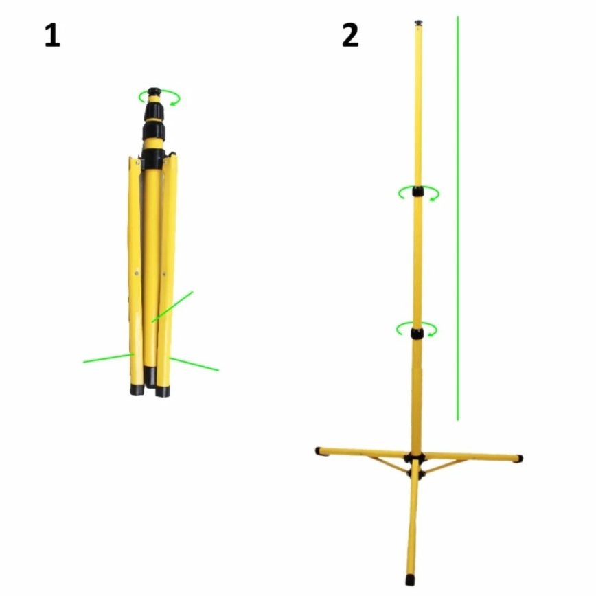 Standaard voor schijnwerper 165 cm